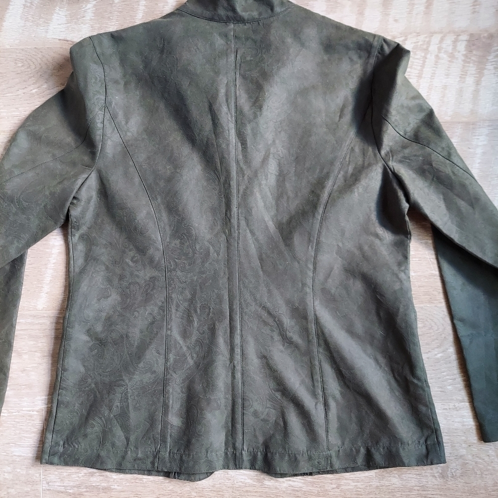 Jaclyn Smith Stand Collar Blazer Jacket - Picture 5 of 15